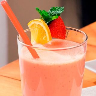 Zumo De Naranja Y Plátano