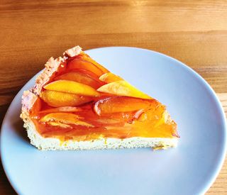 Пісочний пиріг з фруктовим желе (персик) (180г)