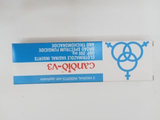 Candid V-3 Clotrimazole Vaginal Inserts, 3 Pieces