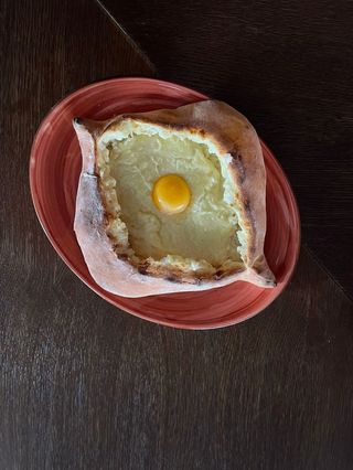 აჭარული ხაჭაპური ცომის გარეშე/Adjarian khachapuri without dough