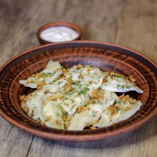 Вареники з картоплею та печінкою (250г/10шт)