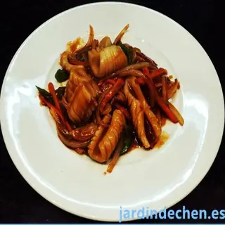 calamares con guindillas