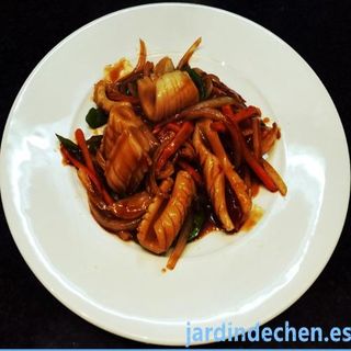 calamares con guindillas