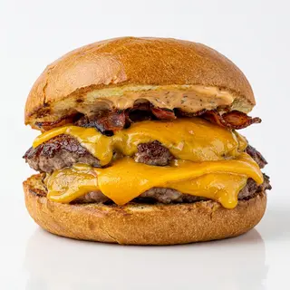 Double smash burger