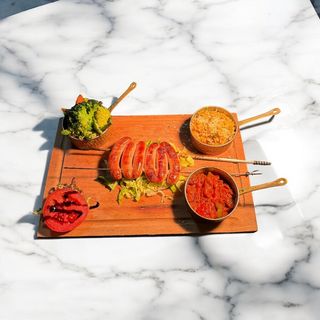 Brochettes saucisses de poulet