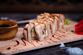 Роллы "Канада"  (10 шт.)