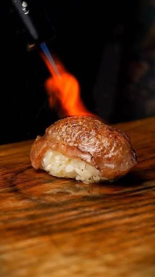 Wagyu giapponese scottato