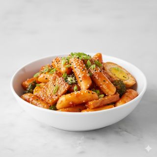 Pastel de arroz salteado