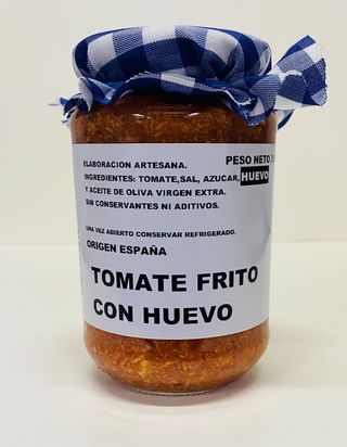 Tomate frito con huevo