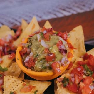 Nachos los guacamoles