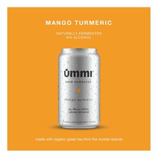 Ümmi Hard Kombucha Mango y cúrcuma 330ml