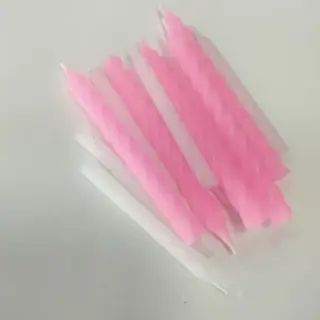 Bougie normal rose où blanc 