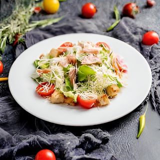 Цезарь с семгой