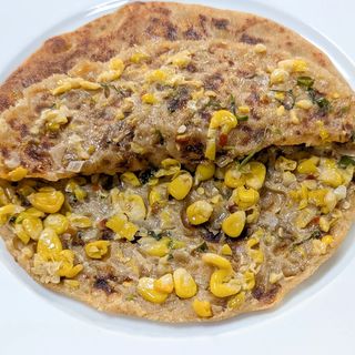 Cheese corn chapati