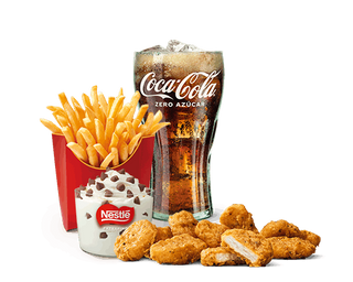 Menú Completo 9 Black Pepper & Garlic McNuggets