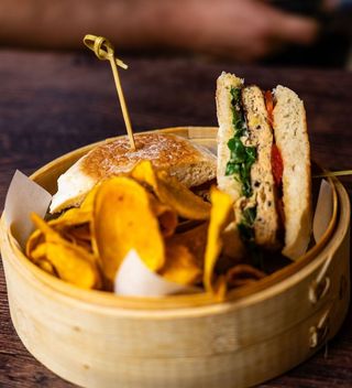 Hambúrguer de Salmão