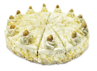 Tort keto raffaelo - 12 felii