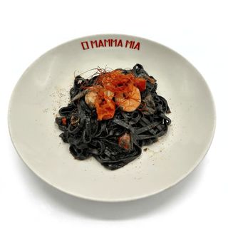 Tagliolini Nero di seppia con bottarga di muggine