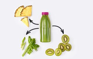 Фреш Селера, ківі, ананас (350мл)