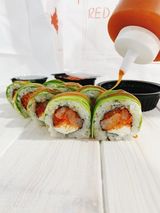 Рол Зелений дракон з креветою (350г/8шт)