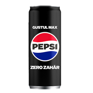 PEPSI MAX ZERO ZAHĂR 0,33
