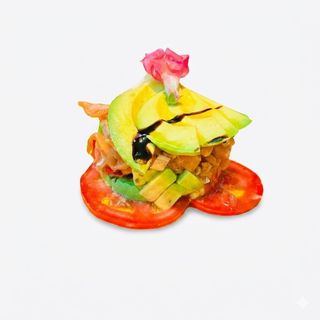 Tartar De Salmón Con Aguacate Y Mayonesa De Trufa
