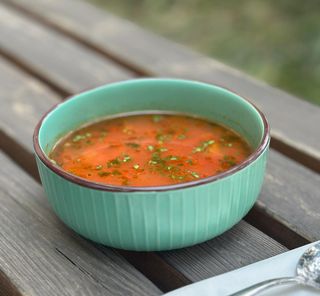 Ciorba de legume cu tofu-produs de post