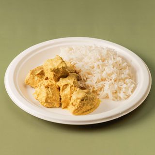 Pollo curry e riso Basmati