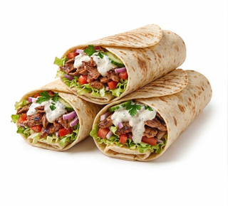 Menú 3 durum + patatas + bebida (2 lt.)