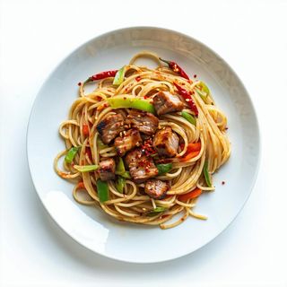 197 Spaghetti di soia piccante