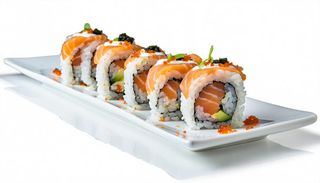 Uramaki spicy salmon - 8 pezzi