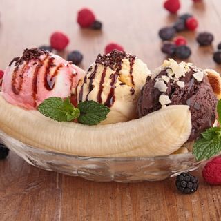 Banana Split con nata