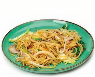 Tallarines con verduras