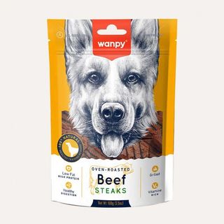 Wanpy СТЕЙК ІЗ ЯЛОВИЧИНИ НА ГРИЛІ для собак 100г