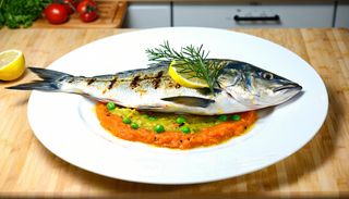 Orada na pireu od povrća