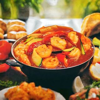 31. Scodella di gamberi piccante