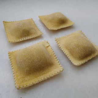Raviolones de Solomillo ahumado