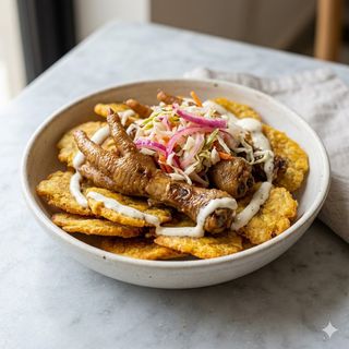 Tajadas Con Patas De Pollo