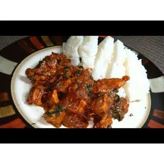 Ugali Chicken 