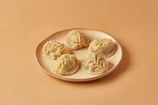 Манты с мясом и тыквой (1 шт)