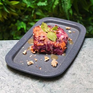 Crumble de Frutos Vermelhos e Pêra