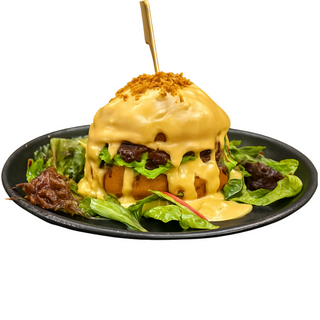 ANGUS FROMAGE BURGER CU CARTOFI PROASPETI PRAJITI (NECONGELATI)