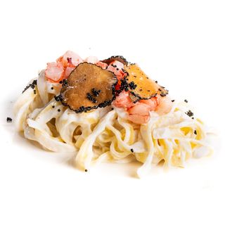 DY294. Tagliatelle al gambero rosso e tartufo