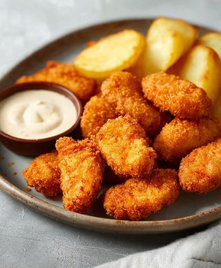 Plato De Nuggets De Pollo 