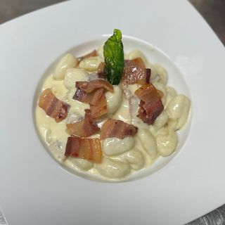 Gnocchetti al gorgonzola e bacon