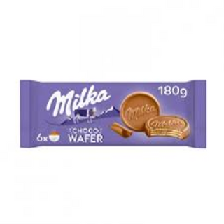 Galletas Barquillo Choco Wafer Milka 180 Gr.