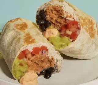 Burrito de carnitas(cerdo mechado)