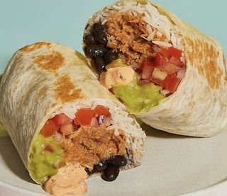 Burrito de carnitas(cerdo mechado)