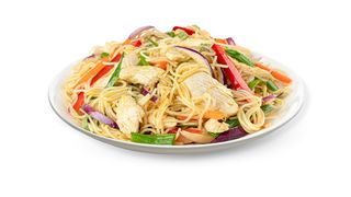 Makaron ryżowy z wołowiną