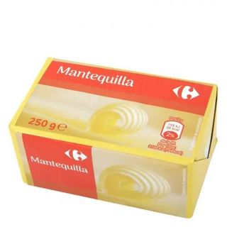Mantequilla Pastilla sin Sal Carrefour 250 Gr.